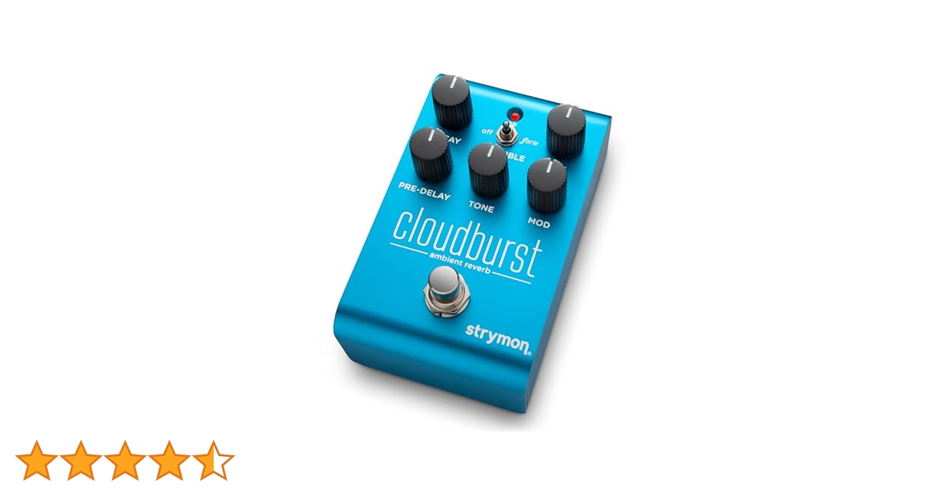 Strymon Cloudburst Ambient Reverb Guitar Pedal with Ensemble